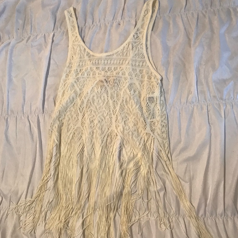 Fringe crop top